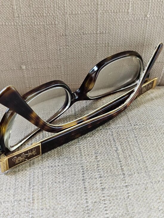Coach Women Eyeglasses Fame EMMA HC6061 Eyewear Dark Tortoise/Sand Sig C Glasses main image 8
